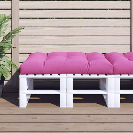 VidaXL Palettenkissen 120x80x12 cm Stoff rosa