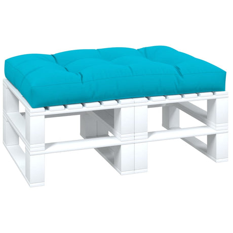 VidaXL Palettenkissen 120x80x12 cm Stoff Türkis