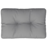 VidaXL Palettenkissen 50x40x12 cm Stoff grau