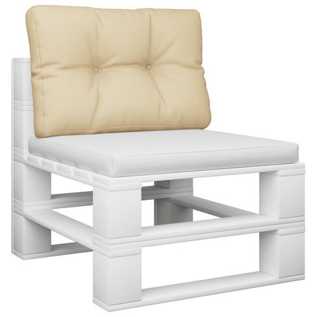 VidaXL Palettenkissen 50x40x12 cm Stoff beige