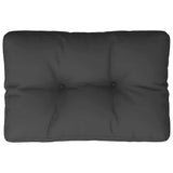 VidaXL Palettenkissen 50x40x12 cm Stoff schwarz