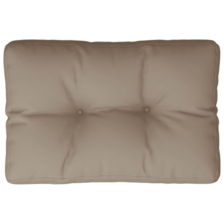 VidaXL Palettenkissen 50x40x12 cm Stoff Taupe