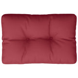 VidaXL Palettenkissen 50x40x12 cm Stoff weinrot