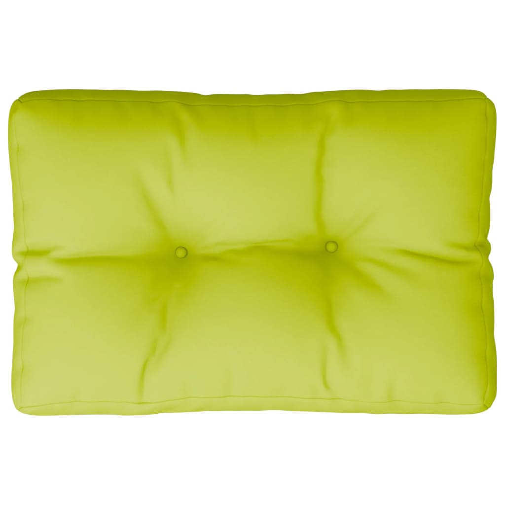 Vidaxl Pallet Cushion 50x40x12 CM tela transparente verde