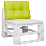 Vidaxl Pallet Cushion 50x40x12 CM tela transparente verde