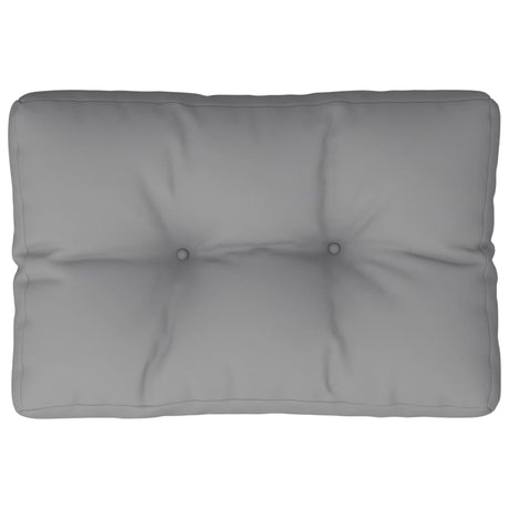 VidaXL Palettenkissen 60x40x12 cm Stoff grau