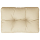 VidaXL Palettenkissen 60x40x12 cm Stoff beige