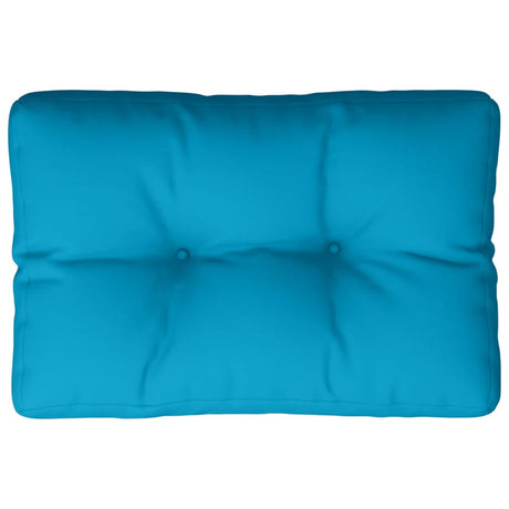 VidaXL Palettenkissen 60x40x12 cm Stoff Hellblau