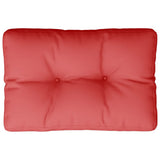 VidaXL Palettenkissen 60x40x12 cm Stoff rot