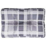 Vidaxx Palettenkissen 60x40x12 cm Stoff Rautenmuster grau