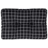 Vidaxl palety polštář okna okna 60x40x12 cm Black Black