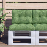 VidaXL Palettenkissen 60x40x12 cm Stoff Blattmuster