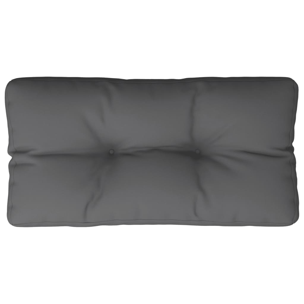 Vidaxx Palettenkissen 70x40x12 cm Stoff Anthrazit