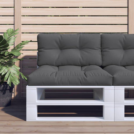 Vidaxx Palettenkissen 70x40x12 cm Stoff Anthrazit