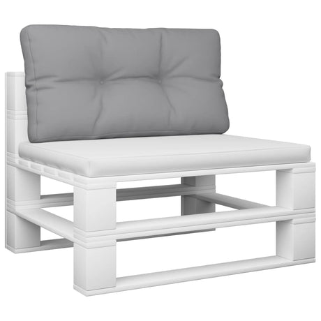 VidaXL Palettenkissen 70x40x12 cm Stoff grau