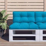 VidaXL Palettenkissen 70x40x12 cm Stoff Hellblau
