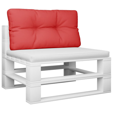 VidaXL Palettenkissen 70x40x12 cm Stoff rot