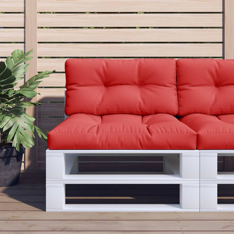 VidaXL Palettenkissen 70x40x12 cm Stoff rot