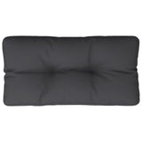 Coussin de palette vidaxl 70x40x12 cm tissu noir