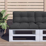 VidaXL Palettenkissen 70x40x12 cm Stoff schwarz