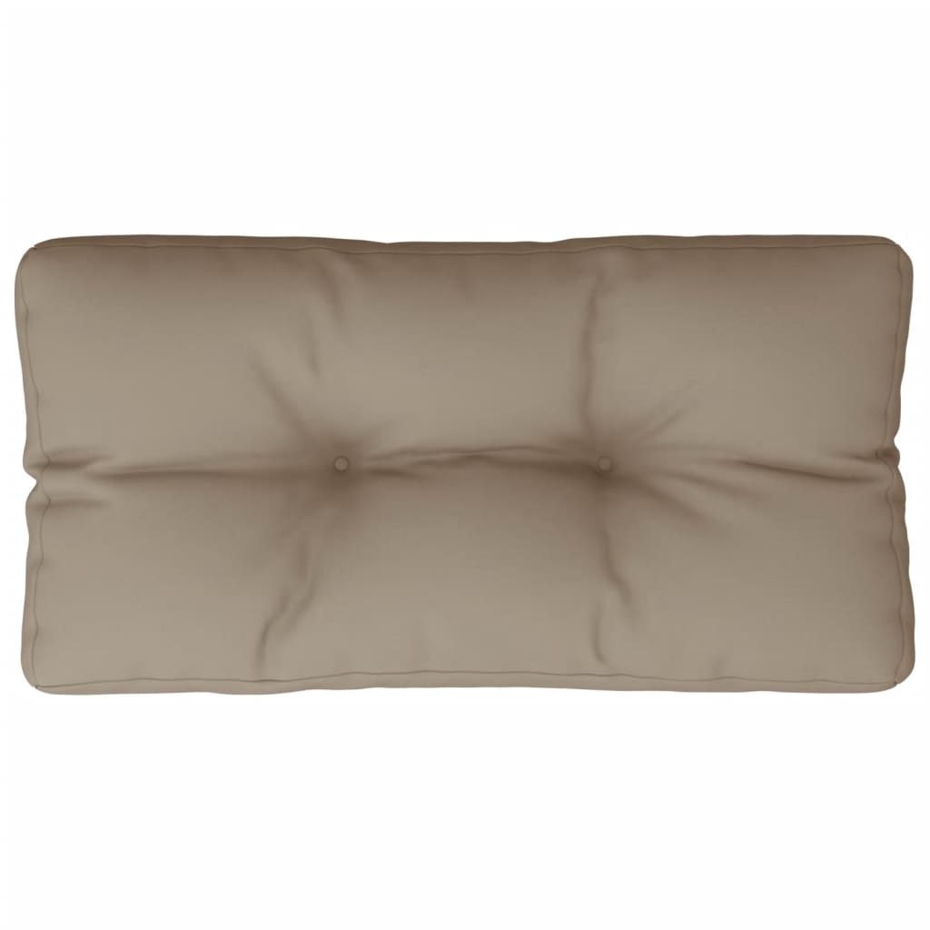 Vidaxx Palettenkissen 70x40x12 cm Stoff Taupe