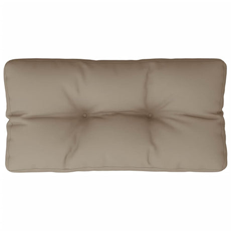 Vidaxx Palettenkissen 70x40x12 cm Stoff Taupe