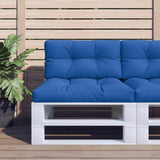 VidaXL Palettenkissen 70x40x12 cm Stoff Königsblau