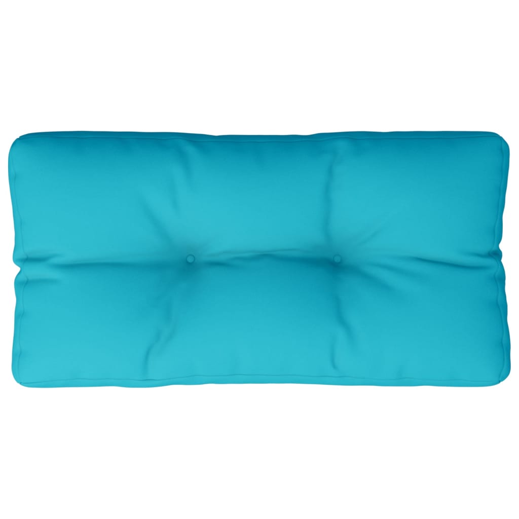 VidaXL Palettenkissen 70x40x12 cm Stoff Türkis