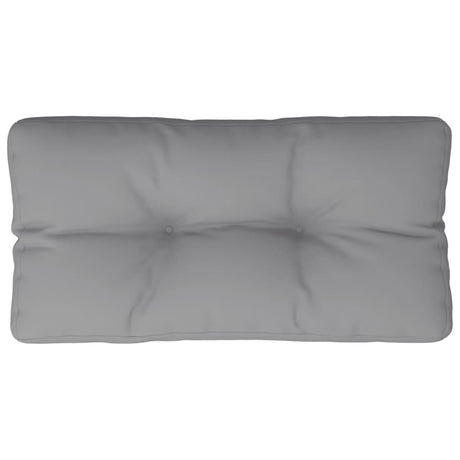 VidaXL Palettenkissen 80x40x12 cm Stoff grau