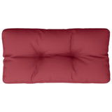 Vidaxl Bank cushion 80x40x12 cm Fabric wine red