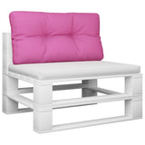 VidaXL Palettenkissen 80x40x12 cm Stoff rosa