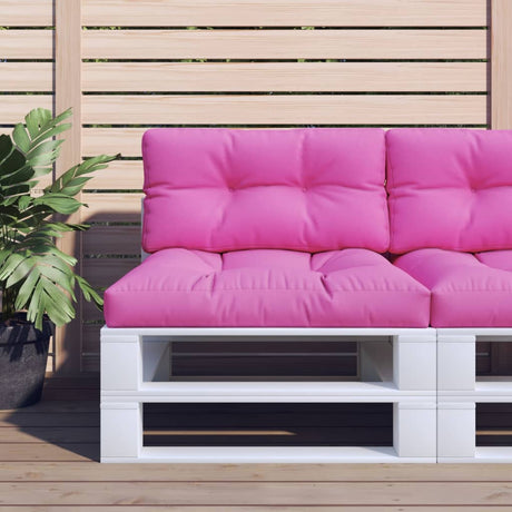 VidaXL Palettenkissen 80x40x12 cm Stoff rosa