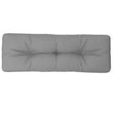 Vidaxl Pallet cushion 120x40x12 cm Fabric Gray