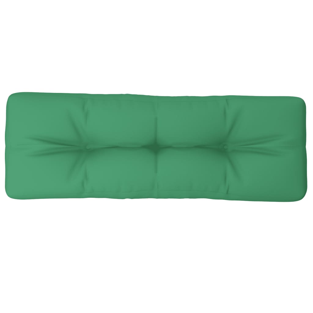 VidaXL Palettenkissen 120x40x12 cm Stoff grün