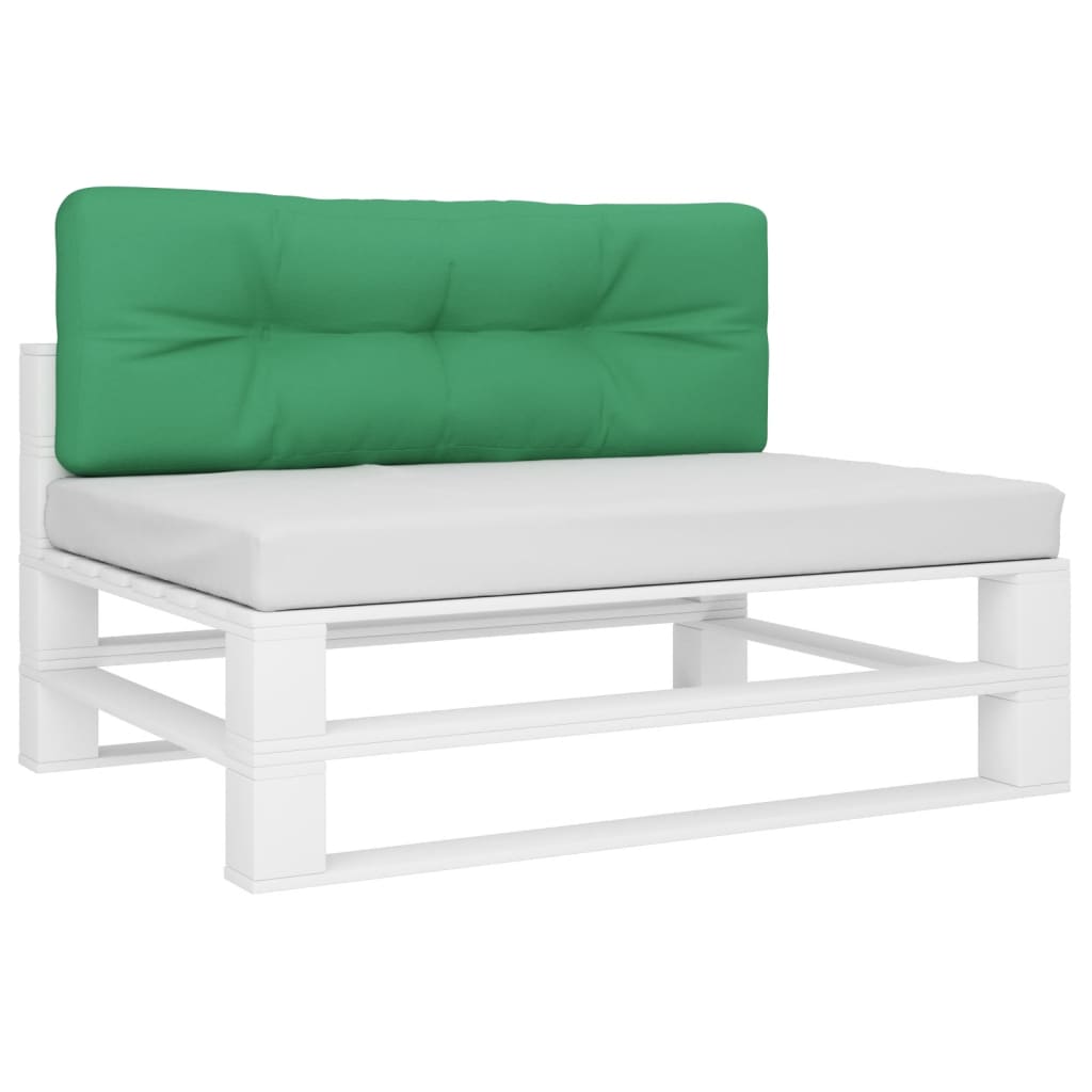 VidaXL Palettenkissen 120x40x12 cm Stoff grün