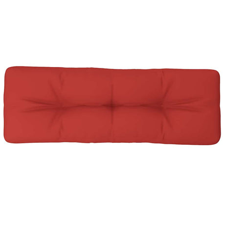 VidaXL Palettenkissen 120x40x12 cm Stoff rot