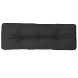 VidaXL Palettenkissen 120x40x12 cm Stoff schwarz