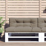 VidaXL Palettenkissen 120x40x12 cm Stoff Taupe