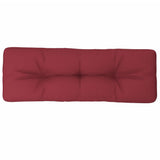 VidaXL Palettenkissen 120x40x12 cm Stoff weinrot