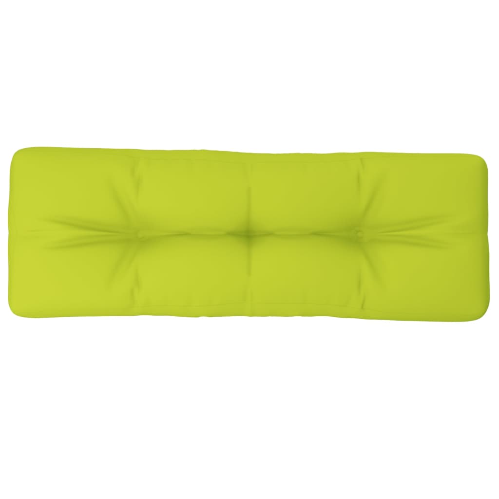VidaXL Palettenkissen 120x40x12 cm Stoff hellgrün