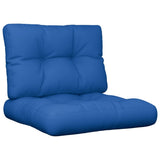 VidaXL Palettenkissen 2 Stück Stoff Königsblau