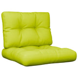 Vidaxl Cushions 2 st tela verde brillante