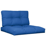 Vidaxl Pallet Cushions 2 St tissu Royal Blue