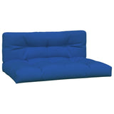 Vidaxl Pallet Cushions 2 St tissu Royal Blue