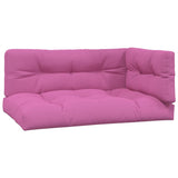 VidaXL Palettenkissen 3 Stück Stoff Rosa