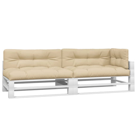 VidaXL Palettenkissen 5 Stück Stoff Beige
