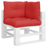 Vidaxl Cushions 3 st de tela roja