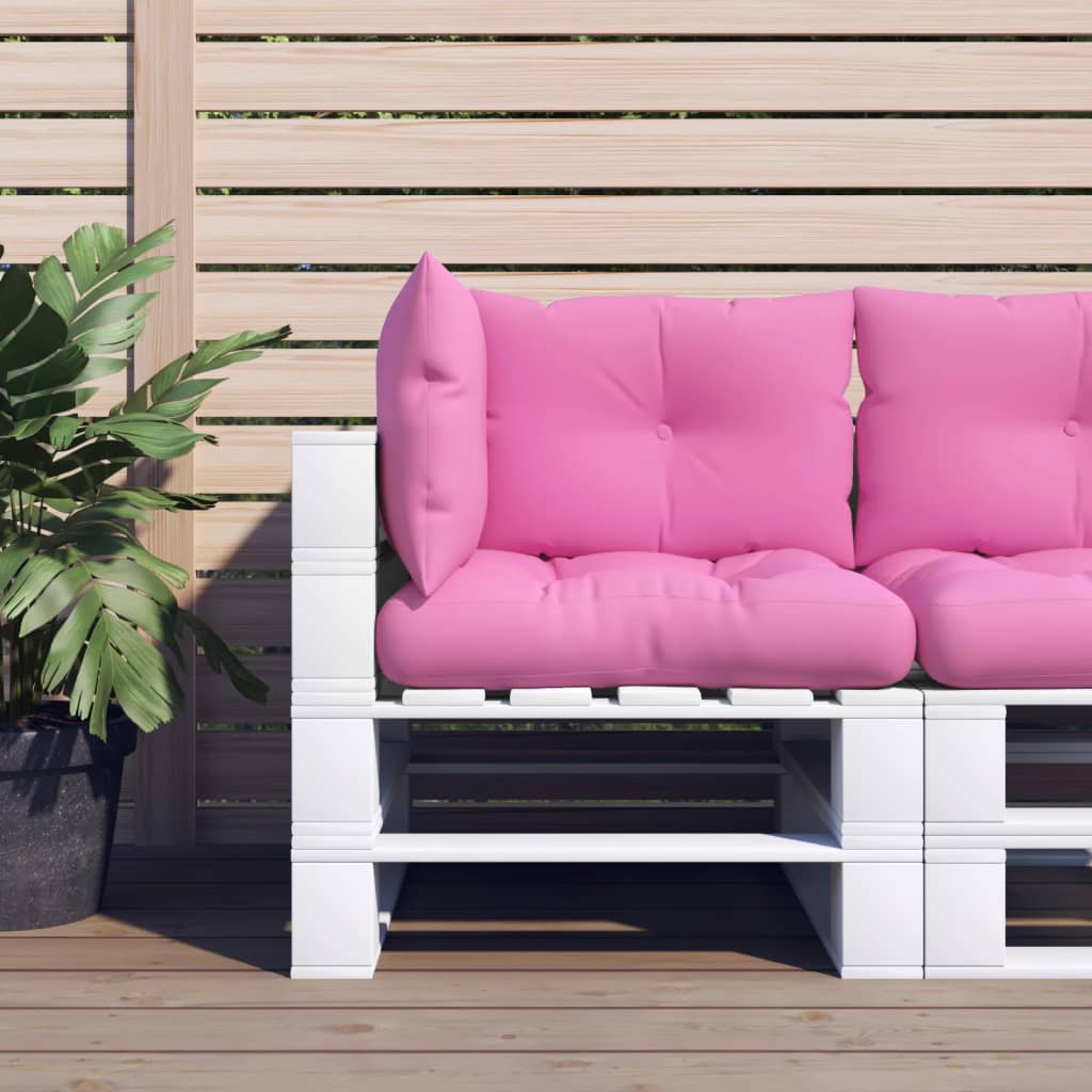 VidaXL Palettenkissen 3 Stück Oxford-Stoff rosa