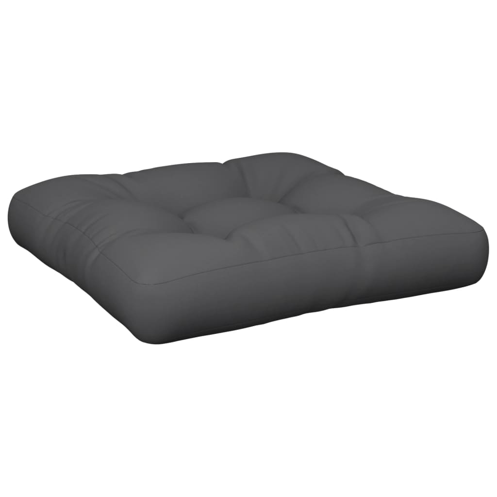 VidaXL Palettenkissen 60x61,5x10 cm Stoff Anthrazit