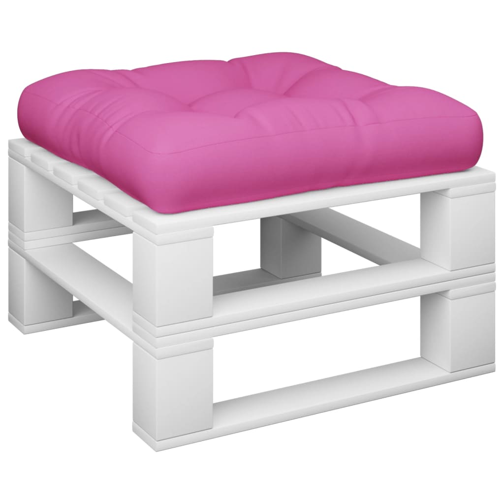 Vidaxl Pallet Cuscino 60x61.5x10 cm tessuto oxford rosa